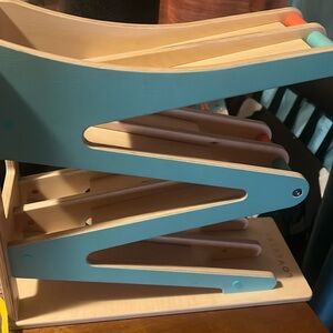 Lovevery race track with two cars